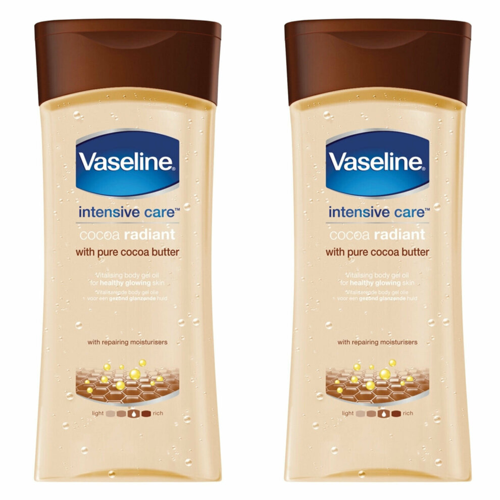 Vaseline cocoa radiant vitalising body oil 200ml