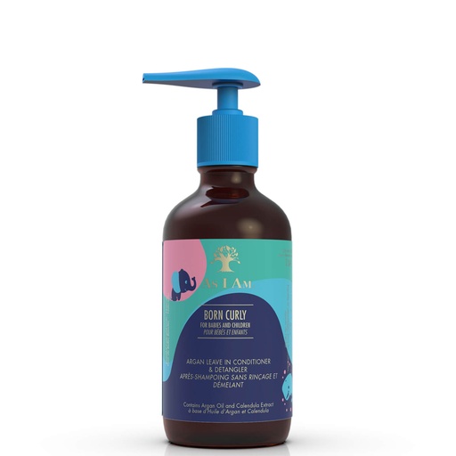[858380035453] As I Am Bc Argan Leave In & Detangler 8oz