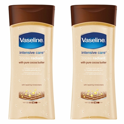 Vaseline cocoa radiant vitalising body oil 200ml