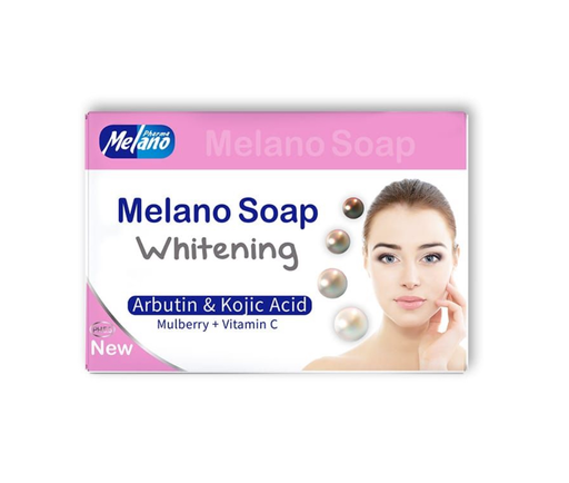 Melano Whitening Soap with alpha arbutin 100g