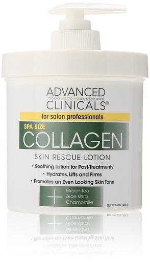 [819265006395] Advanced Clinicals Collagen, Skin Rescue Cream, 16 oz (454 g)