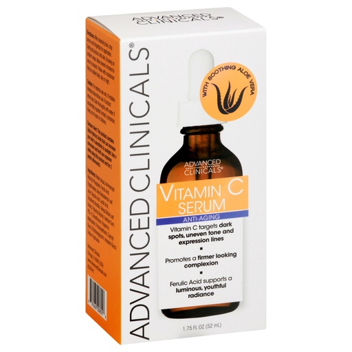[819265008016] Advanced Clinicals Vitamin C Serum, Anti-Aging, 1.75 fl oz (52 ml)