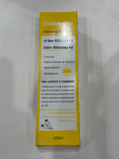 Golden glow 10 days Whitening Oil 200ml