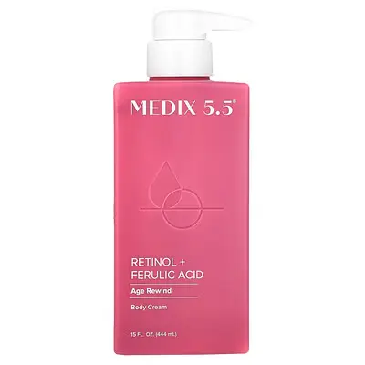 Medix 5.5 Body Cream, Retinol + Ferulic Acid, 15 fl oz (444 ml) 