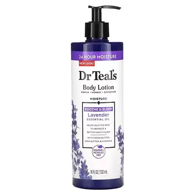 [811068019336] Dr. Teal's, Body Lotion, Soothe & Sleep, Lavender, 18 fl oz (532 ml)