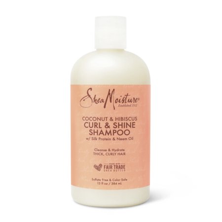 [764302290209] Shea Moisture Coconut & Hibiscus Curl & Shine Shampoo 387ml